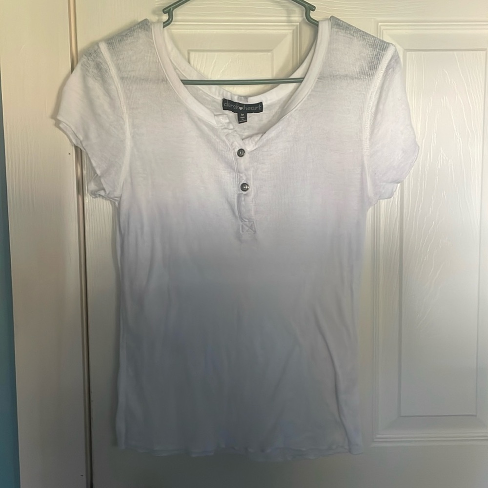 Derek Heart white medium shirt